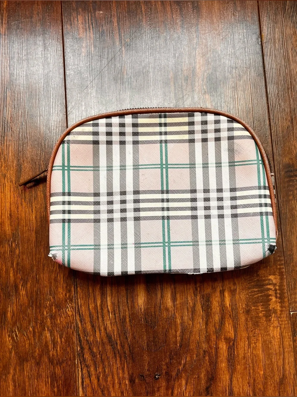 Plaid Makeup Bag 💼